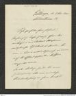 Nachlass Franz Steindachner, Brief von F. Grote an Franz Steindachner (01.11.1905), Inv.Nr. 180.03, Seite 1